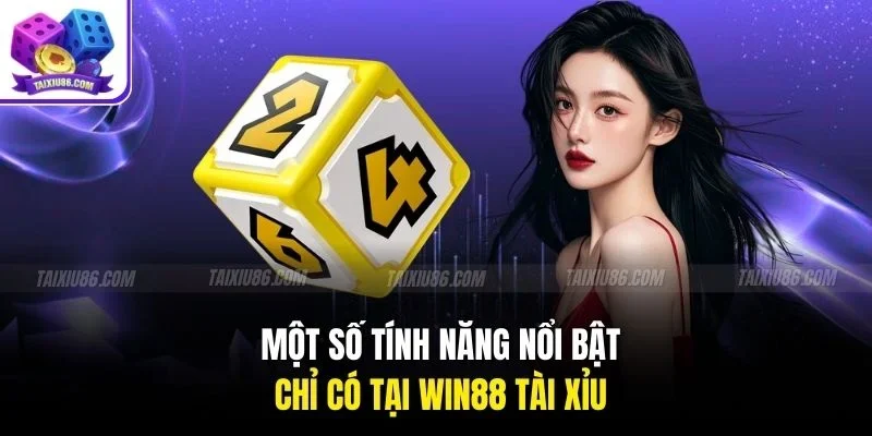 Một số tính năng nổi bật chỉ có tại win88 tài xỉu
